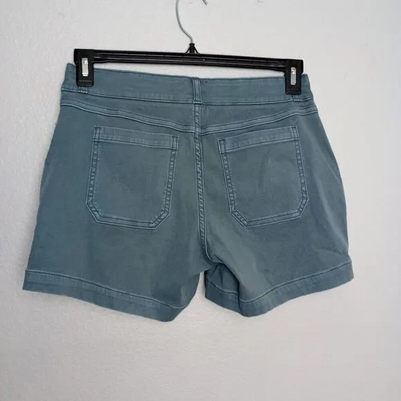 SPANX Shorts Womens Gray Sunshine Pull On 4 Way Stretch Small - Picture 3 of 6